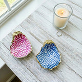 Fretwork Oyster Shell Jewelry Dish