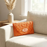 Fretwork Oyster Shell Clutch