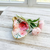 Peony Dot Oyster Shell Ring Dish