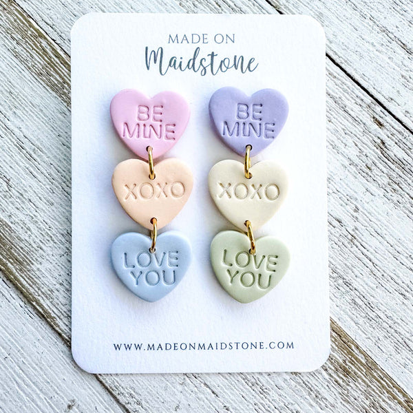 Conversation Heart Earrings image 0