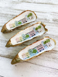 Rainbow Row Decoupaged Oyster Shell image 4