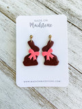Chocolate Bunny Earrings image 0