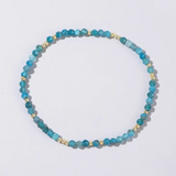 Faceted Semi Precious Stone Beaded Bracelet