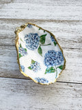 Hydrangea Oyster Shell Ring Dish