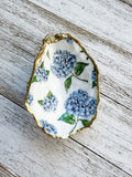 Hydrangea Oyster Shell Ring Dish