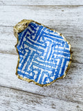 Fretwork Oyster Shell Ring Dish