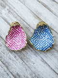 Fretwork Oyster Shell Ring Dish