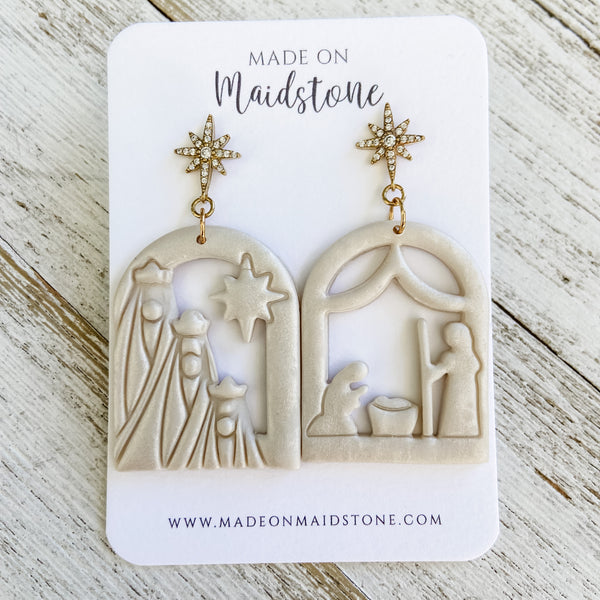 Wise Men + Nativity Earrings