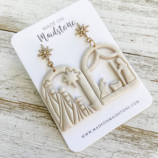 Wise Men + Nativity Earrings