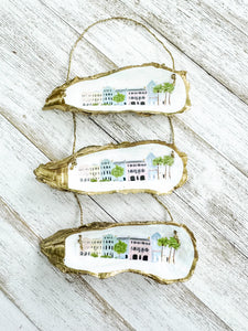 Rainbow Row Ornament