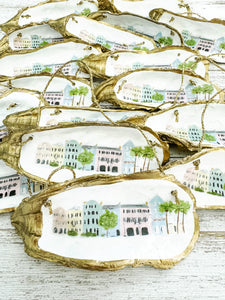 Rainbow Row Ornament
