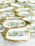 Rainbow Row Ornament