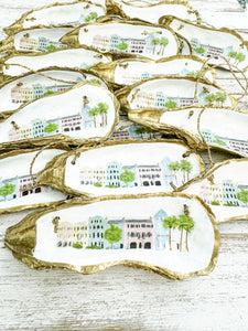 Rainbow Row Ornament