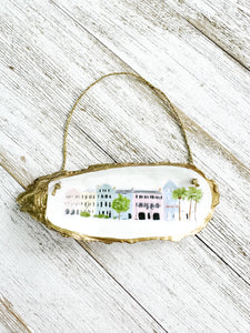 Rainbow Row Ornament