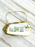 Rainbow Row Ornament
