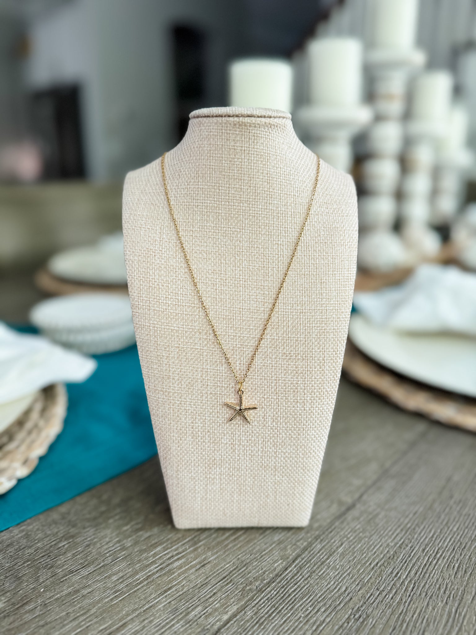 Starfish Pendant Necklace