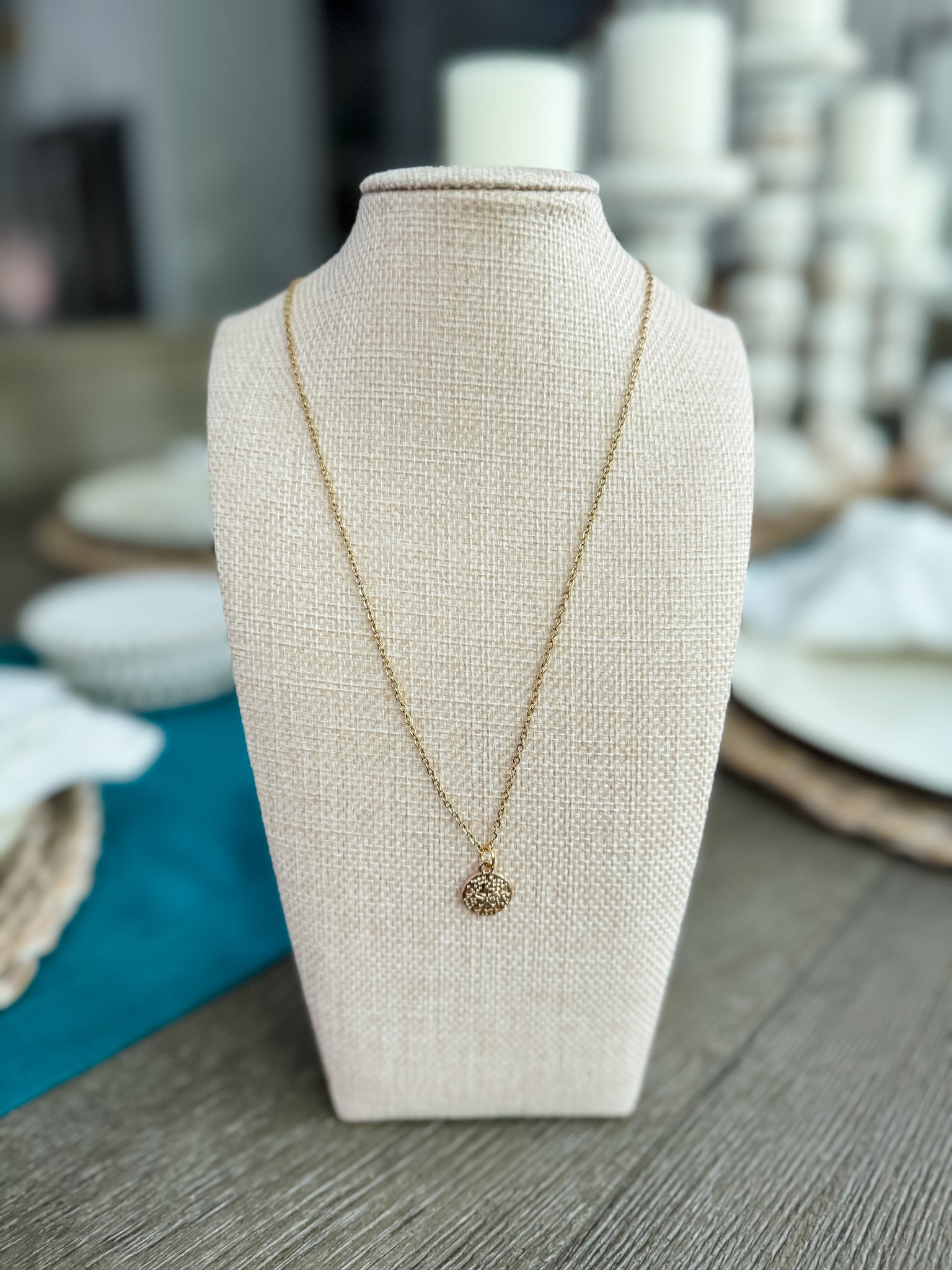 Sand Dollar Pendant Necklace