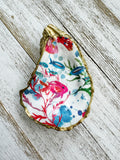 Tropical Fish Oyster Shell Ring Dish
