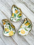 Lemon Oyster Shell Ring Dish