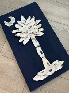 Palmetto Tree & Crescent Moon Sign