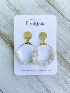 Tumbled Gemstone Earrings
