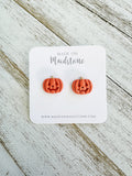 Jack-O-Lantern Studs