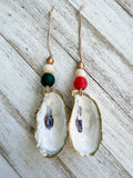 Gilded Oyster Shell Ornament - Festive Collection