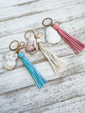 Oyster Shell Keychain
