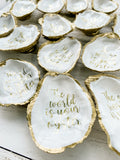 The World is Your Oyster Ring Dish