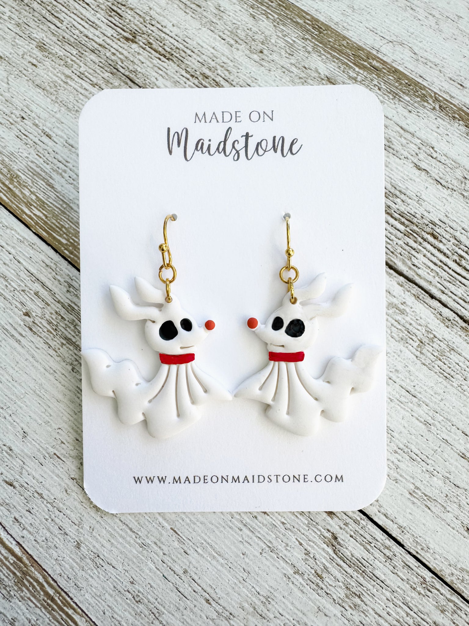Ghost Dog Earrings