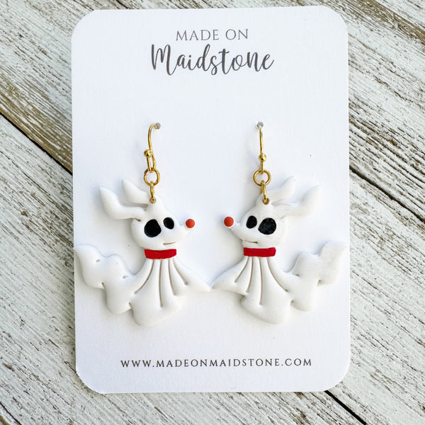 Ghost Dog Earrings