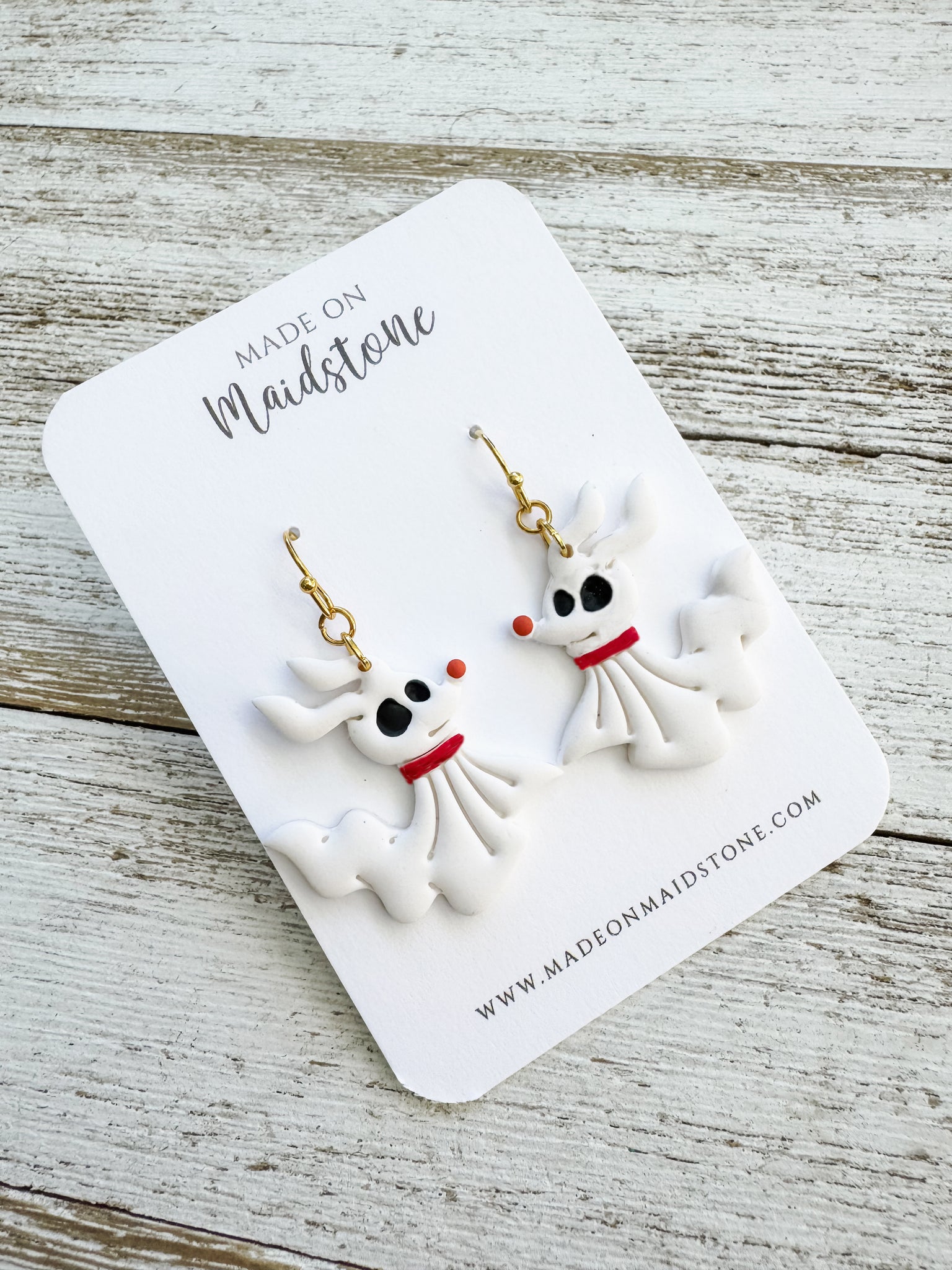 Ghost Dog Earrings