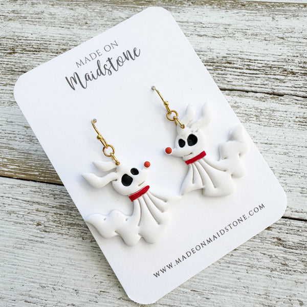 Ghost Dog Earrings