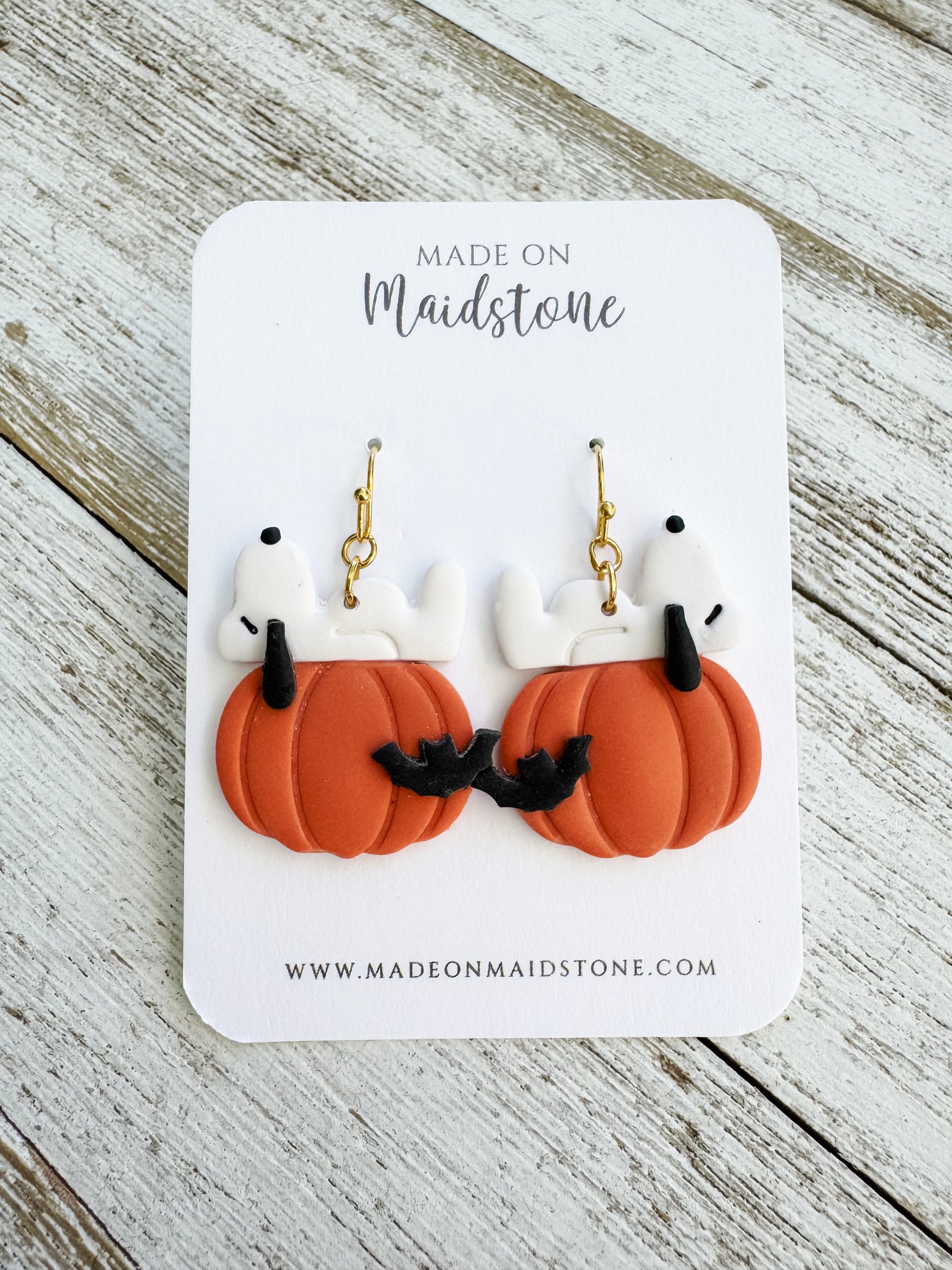 Spooky Beagle Earrings
