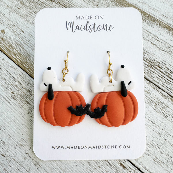 Spooky Beagle Earrings