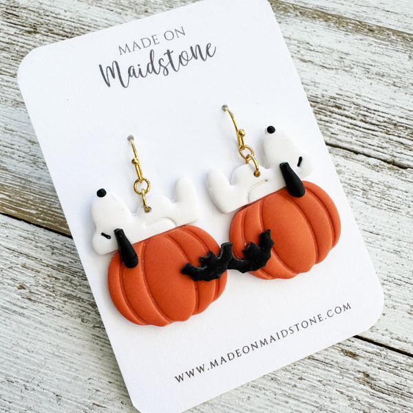 Spooky Beagle Earrings