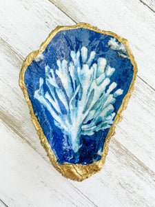 Coral Reef Oyster Shell Ring Dish