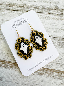 Gothic Ghost Frame Earrings