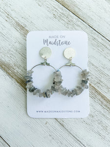 Tumbled Gemstone Earrings