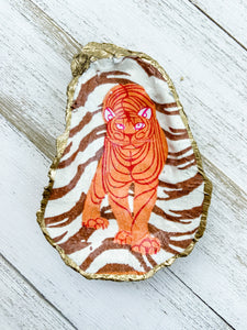 Tiger Oyster Shell Ring Dish