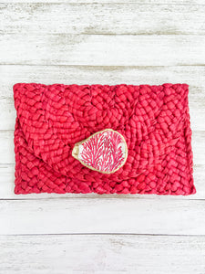 Sea Fan Oyster Shell Clutch