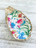 Tropical Fish Oyster Shell Ring Dish