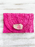 Tiger Oyster Shell Clutch