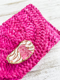 Tiger Oyster Shell Clutch
