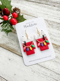 Festive Beagle Earrings