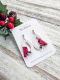 Cardinal Earrings