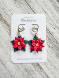 Poinsettia Earrings