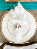 Oyster Shell Napkin Rings