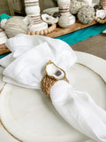Oyster Shell Napkin Rings