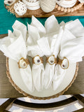 Oyster Shell Napkin Rings